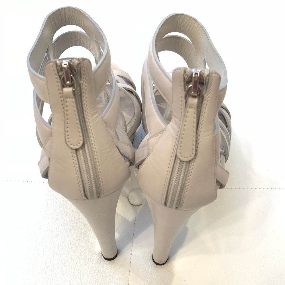 GUCCI Leather Platform Sandals Sz 40 - Picture 4 of 6